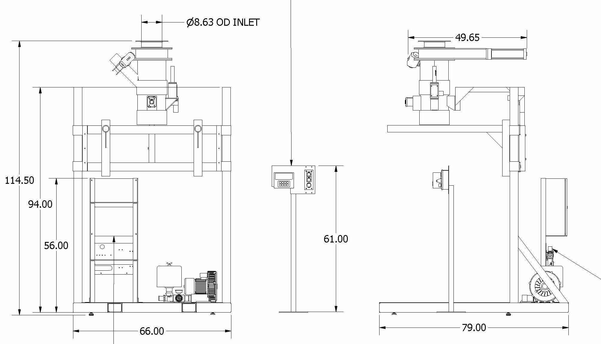 CBE Model 510 Bulk Bag Filler