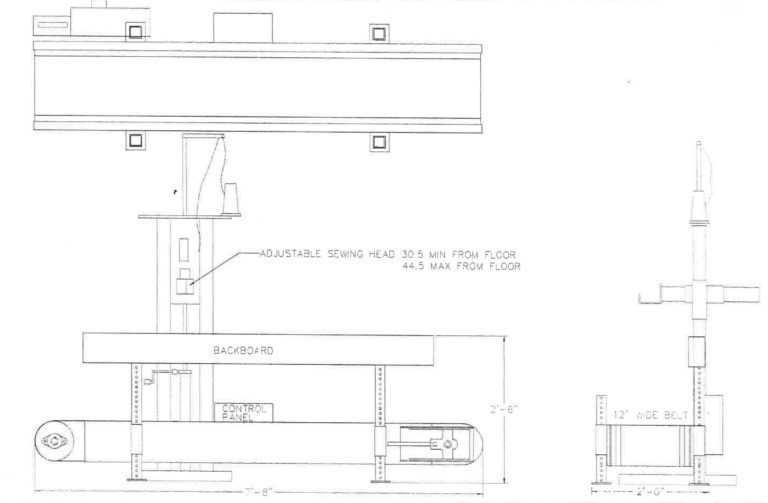 Express Scale 4Bagger Bag Closing Conveyor Inpak Systems