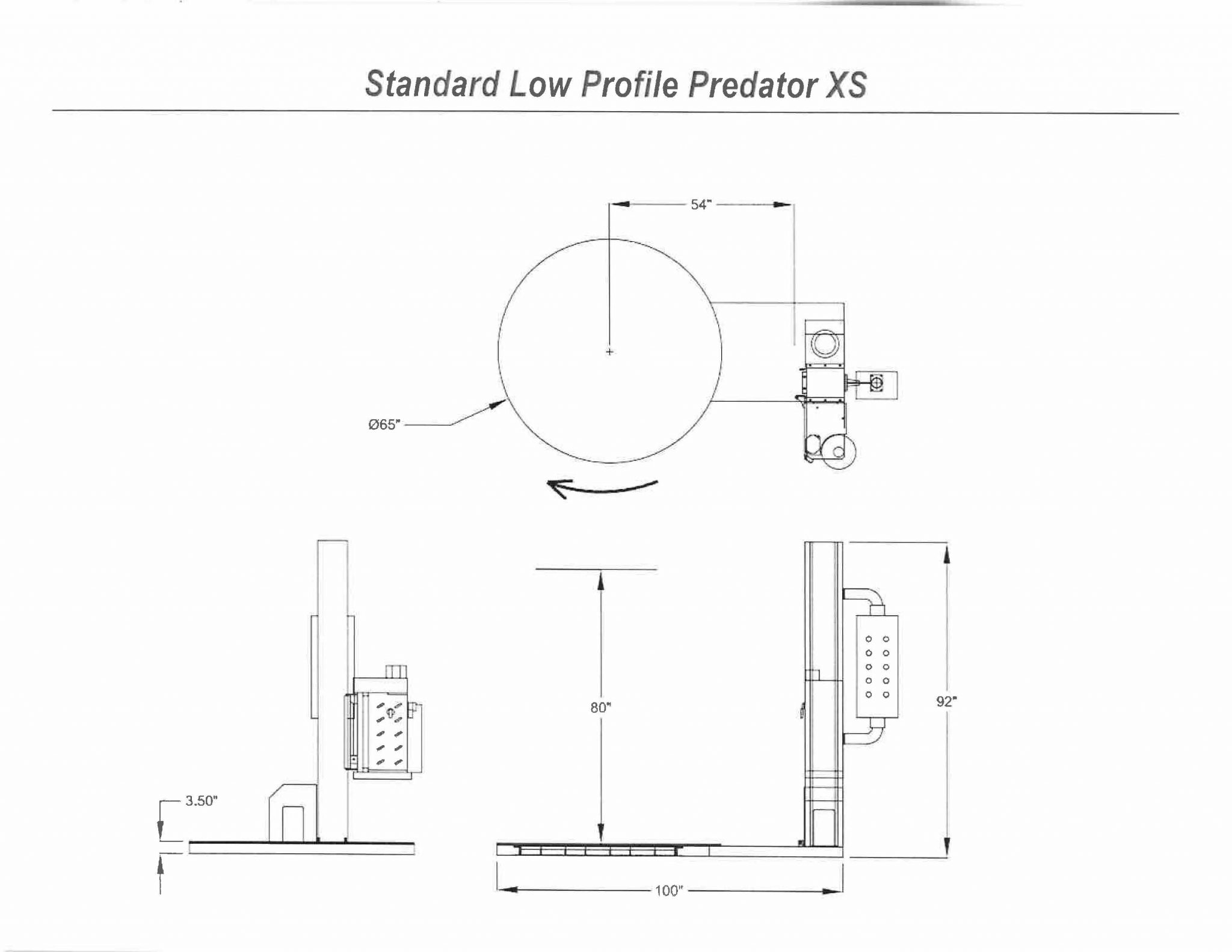 Predator XS-Low Wrapper Specs