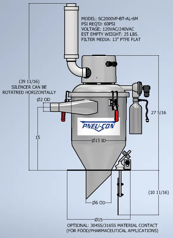 Pneu-Con SC2000 Whisper Loader