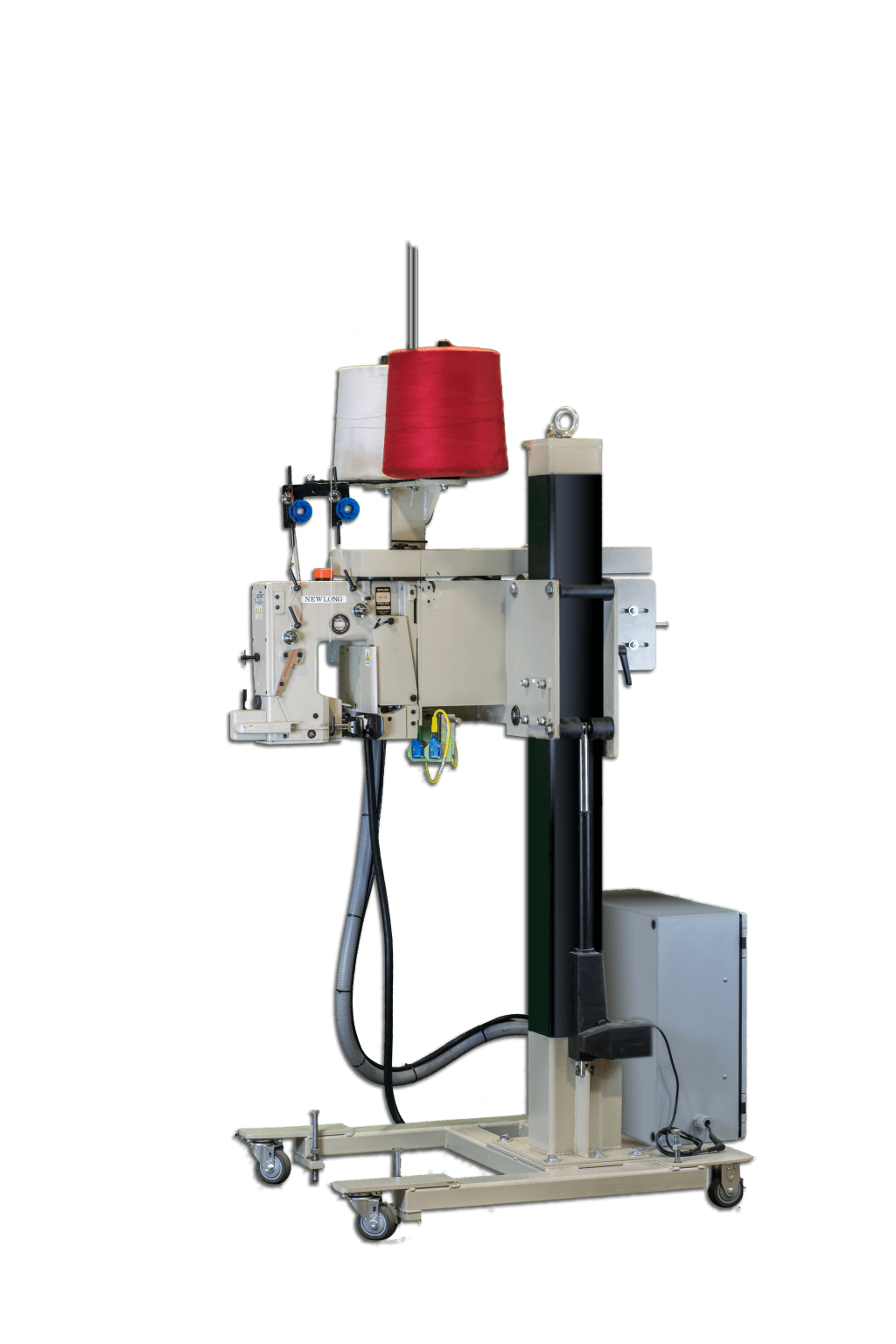 Newlong Model A1PBEL Tape Sewing Pedestal Inpak Systems